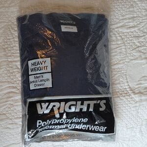 Wright's Polypropylene Thermal Underwear Bottoms NWT